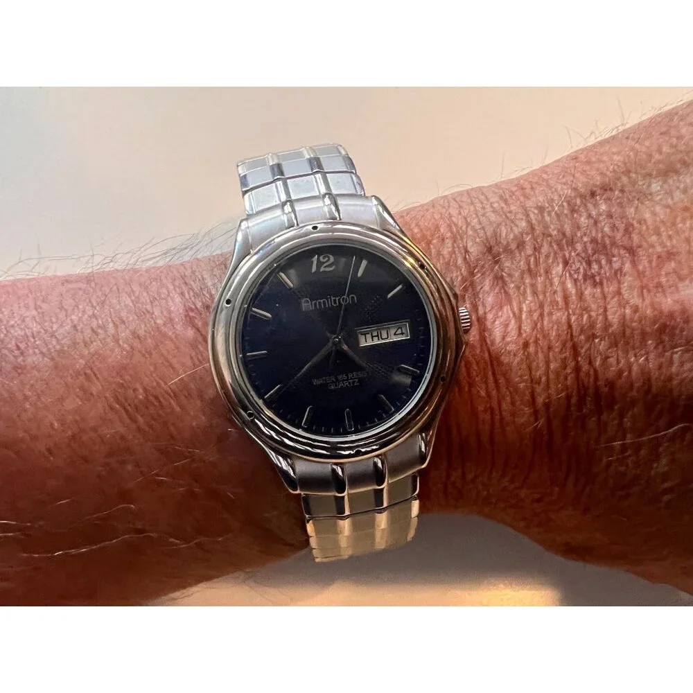 Armitron Men's Quartz Watch Water Resist to 165 Ft., Model #20/1365 2105 (3) New - Picture 1 of 4